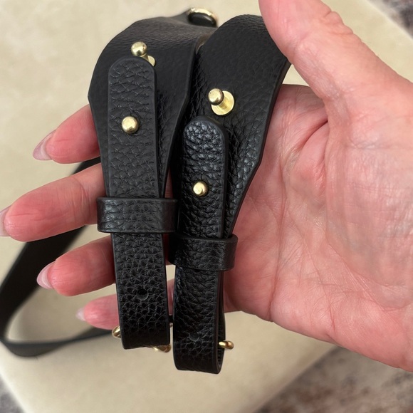 Bandolier Black Strap with Gold Accents